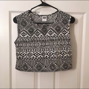 Aztec Crop Top